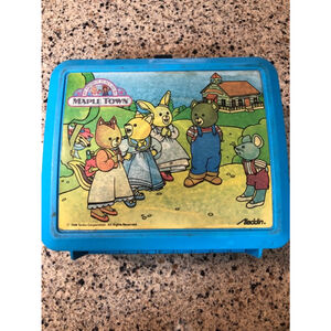 Aladdin 1988 Maple Town My Favorite Place to Be Lunch Box with Thermos